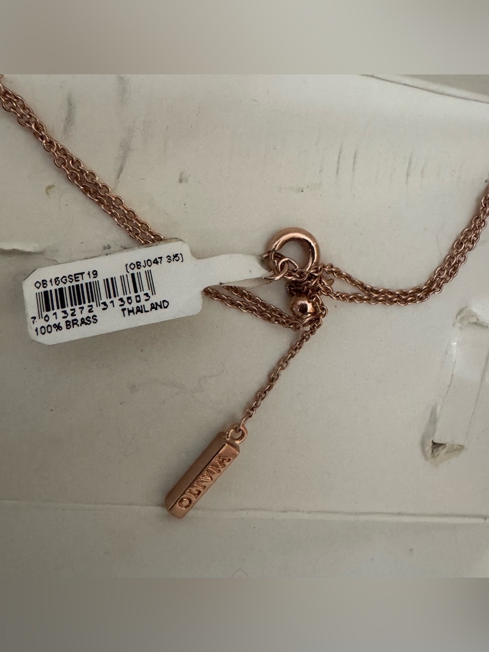 Olivia Burton Stainless Steel Mesh Watch & Rose Gold Bracelet Set - Picture 4 of 8